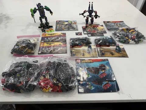 Lego Marvel And DC Lot 8 Sets Incomplete 76097 70911 76101 76059 76077 76048