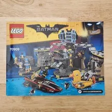 LEGO The Batman Movie Instruction Manual 70909 Batcave Break-In No Bricks