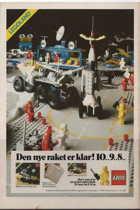 LEGO ADVERTISING INSERTS #  1-1406 # SPACE # 1982 #