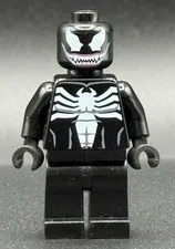 Lego Venom Minifigure sh0113 Spider-Man from Set #10665 Marvel Teeth Together