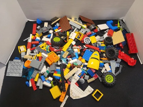 1 OF 6 LEGO LOTS VERY GOOD CONDITION MIXED BLOCKS WHEELS ALL LEGO BRAND