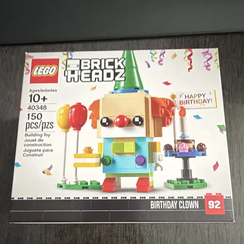 LEGO BrickHeadz Birthday Clown 40348 150pcs 10+ Limited Edition