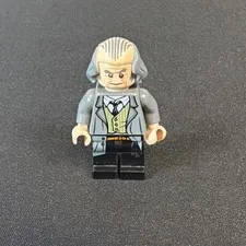 LEGO Argus Filch Minifigure hp140 Bald on Top Gray Jacket Harry Potter 75953