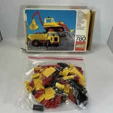 Vintage 1975 LEGO #780 Road Construction Set NOT COMPLETE