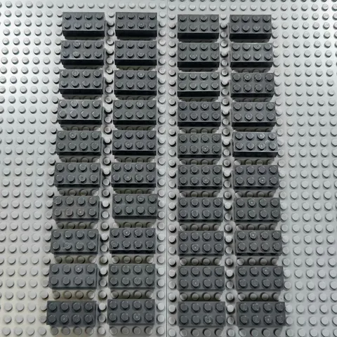 LEGO 2x2 2x4 Bricks 1x6 1x8 Plates 3001 3003 3666 3460 Gray PICK 3 SAVE 67%