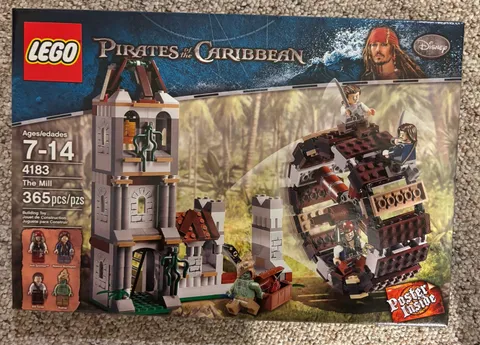 LEGO 4183 Pirates of the Caribbean: The Mill Sparrow Retired #3 New Sealed Rare