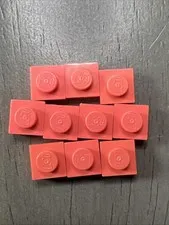 LEGO 3024 1x1 Coral Plates Mosaic Parts 10pcs