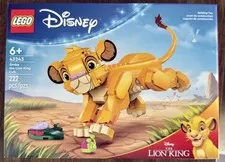 LEGO: 43243 - Disney Simba the Lion King Cub, 222 Pieces ✅ New Factory Sealed