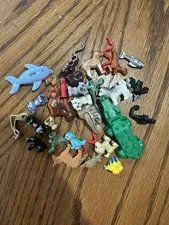 LEGO Friends & Other  Animals Minifigure Lot Figures 25+ Pcs Dolphin Dog Monkey