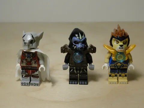 Lego Legends of Chima Worriz Gorzan Lennox Mini Figures  Lot of 3