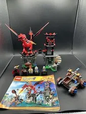 LEGO Castle: Dragon Mountain (70403) Figs and Instructions  No Box