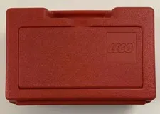 Vintage Lego Red Hard Shell Plastic Storage Case Made In USA