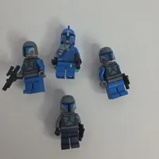 Lego Mandalorian Squad Of 4 Minifigure Star Wars Starwars Team Lot Jetpacks