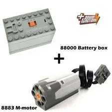 8883 M-motor Electric Train Power Functions 88000 Battery Box For LEGO Block Toy
