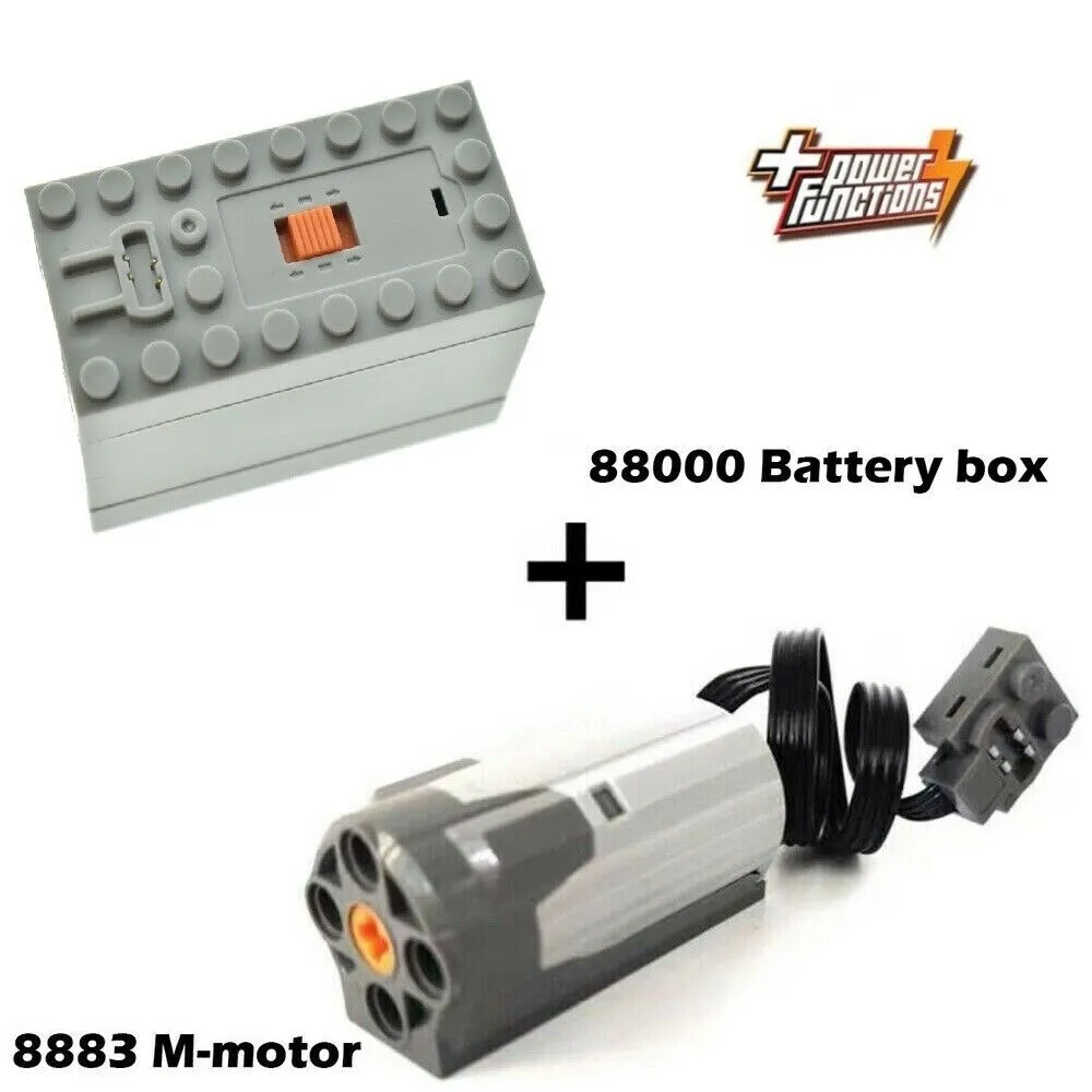 8883 M-motor Electric Train Power Functions 88000 Battery Box For LEGO Block Toy