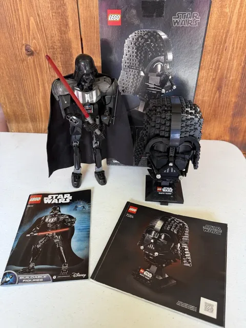 LEGO Star Wars Darth Vader Helmet 75304 & Buildable Figure 75111