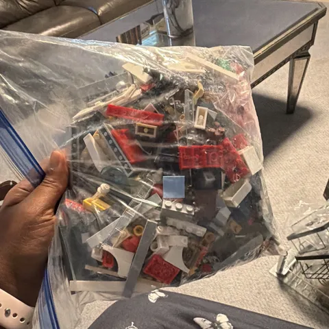 LEGO Bulk Lot Mixed Bricks Pieces Parts Multicolor Plastic in Bag
