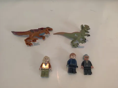 Lego Jurassic World 76951 Pyroraptor Dilophosaurus Dinos & Minifigures 