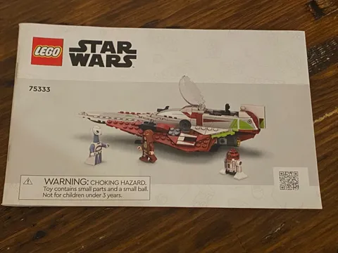 Lego Star Wars OBI-WAN KENOBI'S STARFIGHTER 75333 *INSTRUCTIONS ONLY*