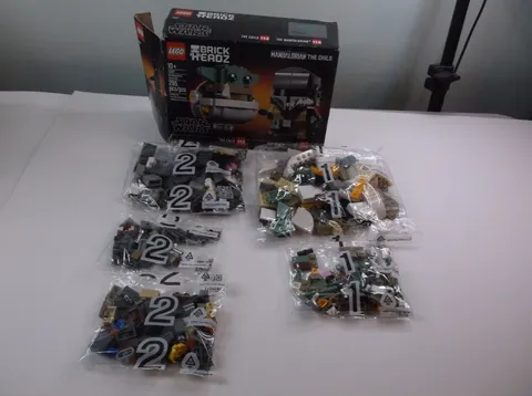 LEGO Star Wars The Mandalorian and The Child Brick Headz Set #75317 As is in Box