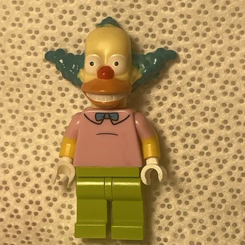 LEGO Simpsons Krusty The Clown Minifigure