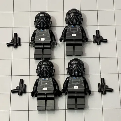 Lego Star Wars Rebels Lot of 4 Minifigures Imperial TIE Fighter Pilot 75106 B2 4