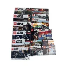 Lego Star Wars Lot of 19 Manuals Booklets Brochures Only Instructions Toys Play