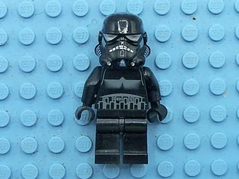 LEGO Star Wars Imperial Shadow Trooper sw0166a Black Stormtrooper Minifigure