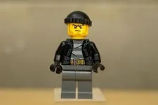 Authentic LEGO Minifigure Toy cty0930 Police City Bandit Crook Criminal