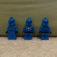 LEGO Lot Of 3 Blue Senate Clone Guards