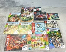 Mixed Lot of 13 Lego Instruction Manuals Ninjago Minecraft Technic Friends MORE