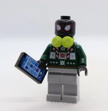 Miles Morales Holiday Sweater 76293 Spider-Man SuperHero LEGO® Minifigure Figure