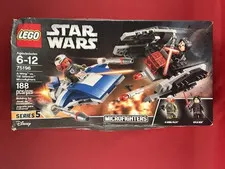 LEGO Star Wars: A-Wing vs. TIE Silencer Microfighters (75196)