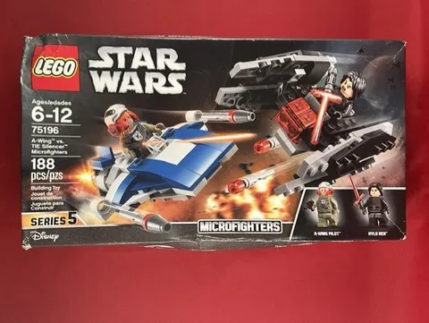 LEGO Star Wars: A-Wing vs. TIE Silencer Microfighters (75196)