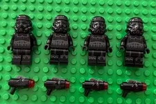 LEGO Star Wars Imperial Shadow Trooper X4 Minifigure sw1031 Black 75262