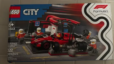 LEGO City: F1 Pit Stop & Pit Crew with Ferrari Car (60443) Damaged Box - Sealed