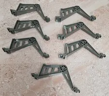 Lot of 7 LEGO #10212 Large Support Legs Space Insectoids Dark Gray