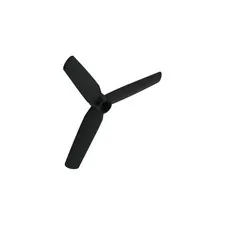 LEGO 5x Black Propeller 3 Blade 9 Diameter inv.623