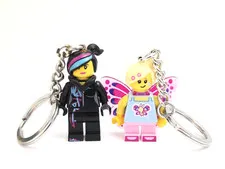 LEGO Minifigure Keychains Lucy & Butterfly Girl 2 Collectible Backpack Tags