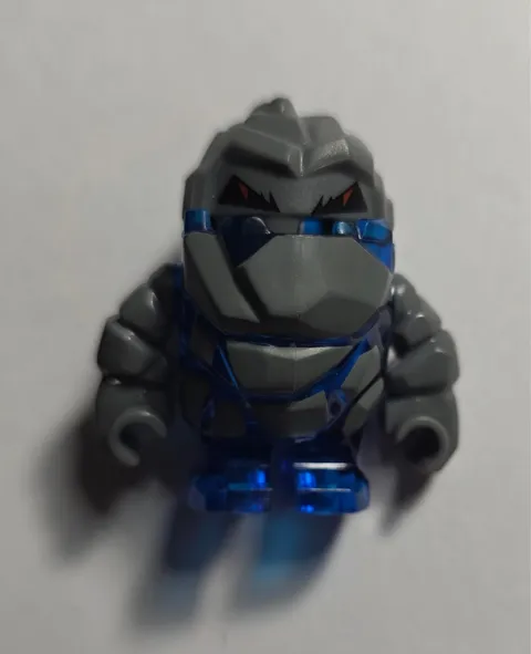 LEGO Power Miners Rock Monster Glaciator Minifigure Trans-Dark Blue