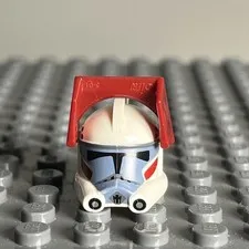Star Wars LEGO White Minifigure Headgear Helmet SW ARC 98099pb01 sw0377 - 1V