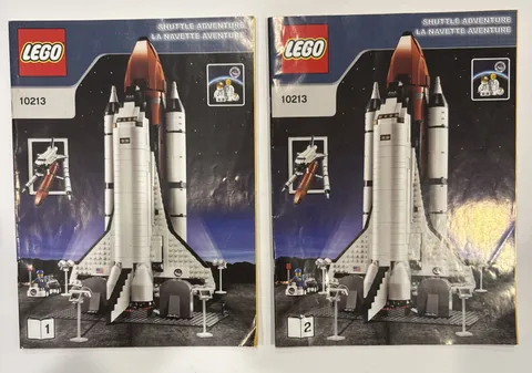 PARTS Lego Creator Space Shuttle Adventure (10213) - ONLY  Instruction Manuals
