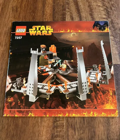 LEGO Star Wars #7257 Lightsaber Dual Instruction Manual Booklet Pamphlet Only