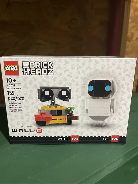 LEGO Brickheadz: Eve & Wall-E (40619) Brand New Factory Sealed