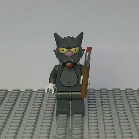 LEGO Simpsons Series 1 SCRATCHY Minifigure 71005 Genuine Complete