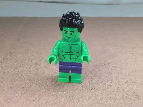 NEW LEGO® Hulk Minifigure Dark Purple Pants Spiked Hair 76287 sh0982 MARVEL 