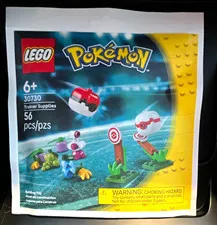 LEGO Pokémon 30730 Trainer Supplies 56pc Polybag Limited Edition Age 6+