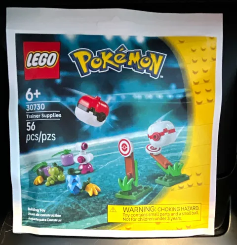 LEGO Pokémon 30730 Trainer Supplies 56pc Polybag Limited Edition Age 6+