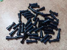 LEGO BULK LOT OF 44 BLACK MINIFIGURE UTENSIL TELESCOPE  #64644
