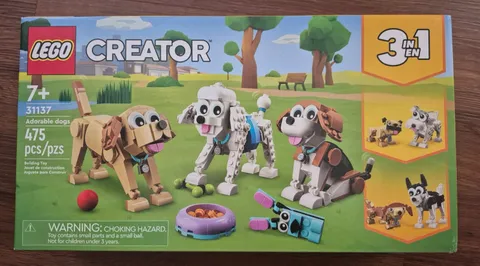 [New In Box] 3-in-1 Adorable Dogs LEGO Set (475 pieces)